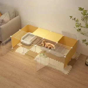 Cat Cage, Household Indoor Cat Maternity Room, Cat Pregnancy and Maternity Nest with Toilet Breeding Box