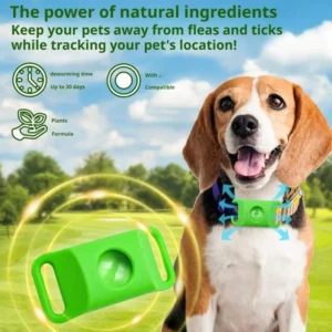 Pet Insect Repellent Collar Clip Flea & Tick Prevention Pendant Mosquito Proof Accessories Dog Cat Anti Parasite Button
