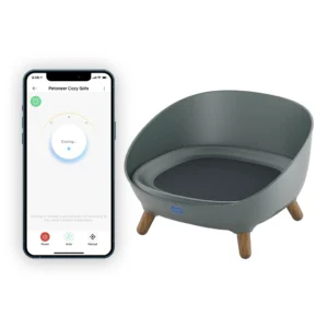 Custom Cozy Pet Bed Cute Cat Furniture WiFi Smart Climate-Controlled With Cooling & Heating, App Remote Manage