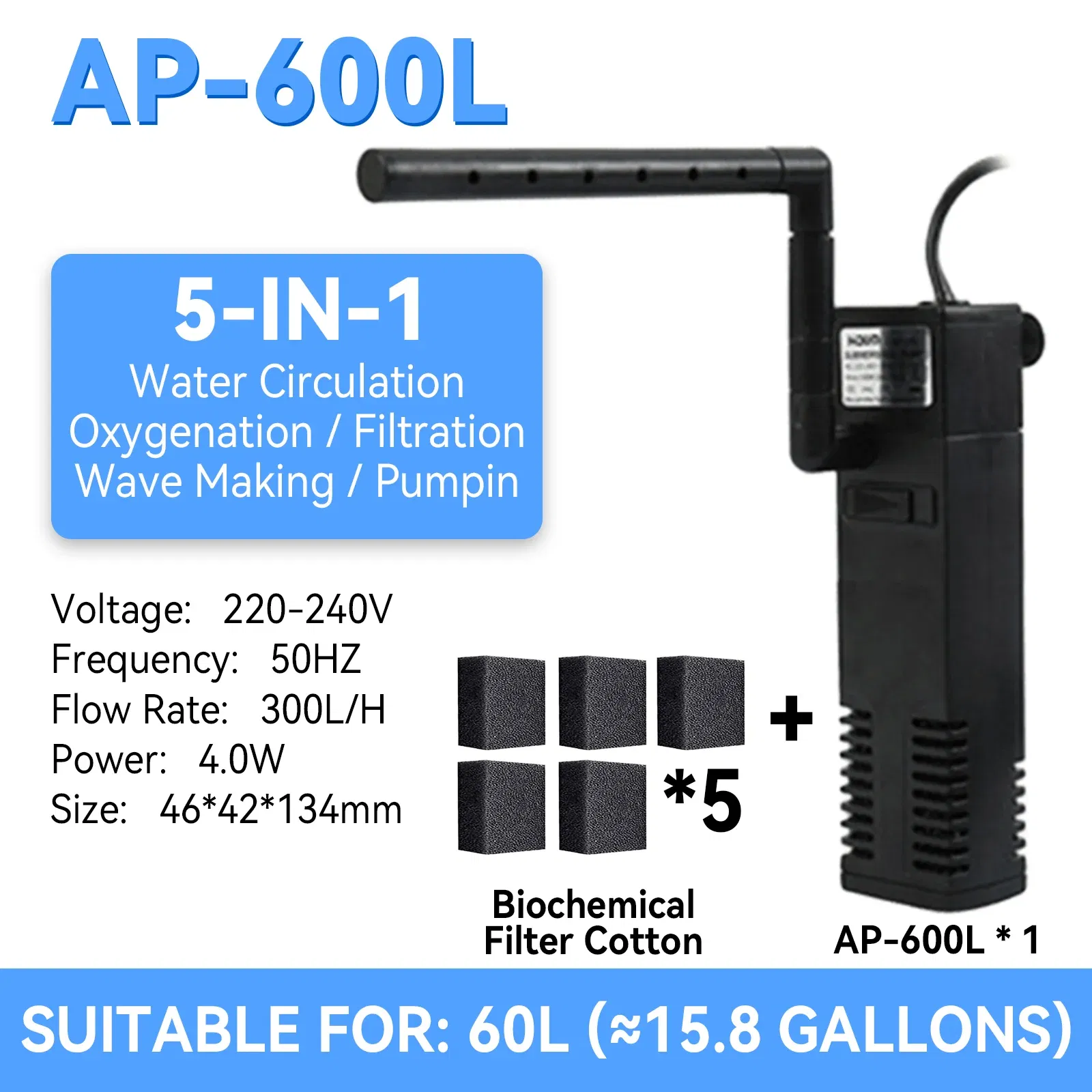 AP600L-5pcs cotton