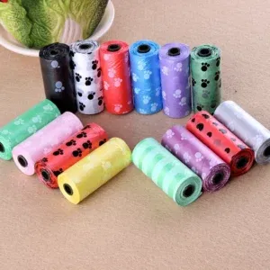 Dog Poop Bag Garbage Cleaning Pet Supplies Dog Roll Changing Bag, Leak-proof and Tear-proof Suitable for Dogs Outdoor Walking