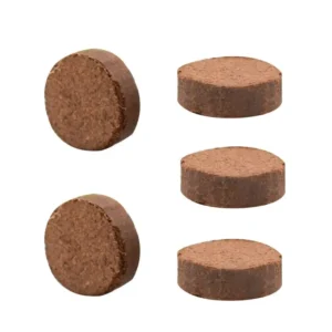 5Pcs Tortoise Substrate Brick Natural Coir Discs Aquarium Ornaments Gardening Earth for Tortoise Feeding Box