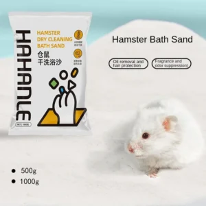 Hamster bath sand urine sand 1kg Chinchilla bath bath sand, cleaning and deodorizing hamster supplies