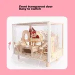 High-End Luxury Hamster Cage Oversized Villa Acrylic Cage Raising Golden Bear Flower Branch Rat Rudin Chicken 16 kf Sc55db67ff3f141d7a9a41a6f53e45cb5P