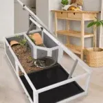 Solid Wood Tortoise Box Wooden Climbing Pet Feeding Box Pet Turtle Special Box Indoor And Outdoor Universal Turtle Room 19 kf Sc563e87d222e43d4957498f53a241d59o