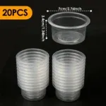20Pcs, Plastic Gecko Food And Water Feeding Cup, Reptile Feeding Bowl Replacement Bowl, Suitable For Lizards And Other Small Pet 12 kf Sdf6b88af83ab4cf09c2be52d41789c04U