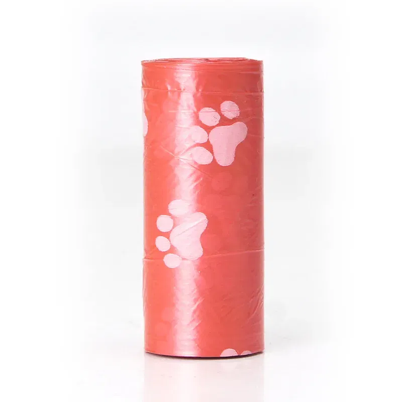 Red garbage bag