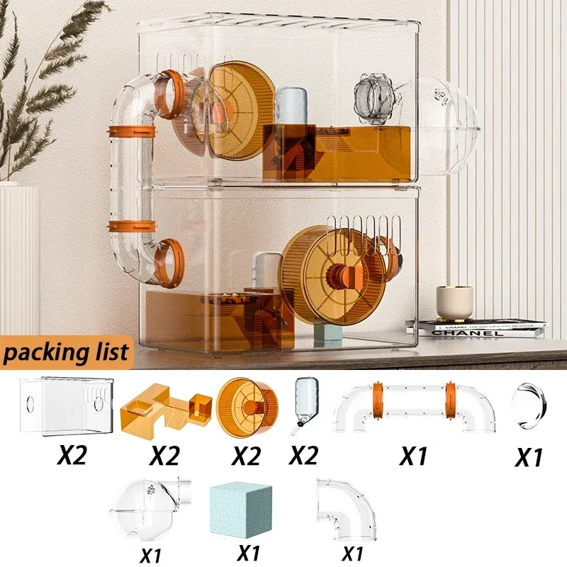 Orange double-layer