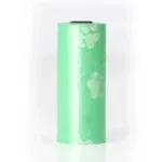 Green garbage bag