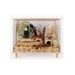 High-End Luxury Hamster Cage Oversized Villa Acrylic Cage Raising Golden Bear Flower Branch Rat Rudin Chicken 12 kf Sfcc06a20493a4f578dd24baa8c60aeb3v